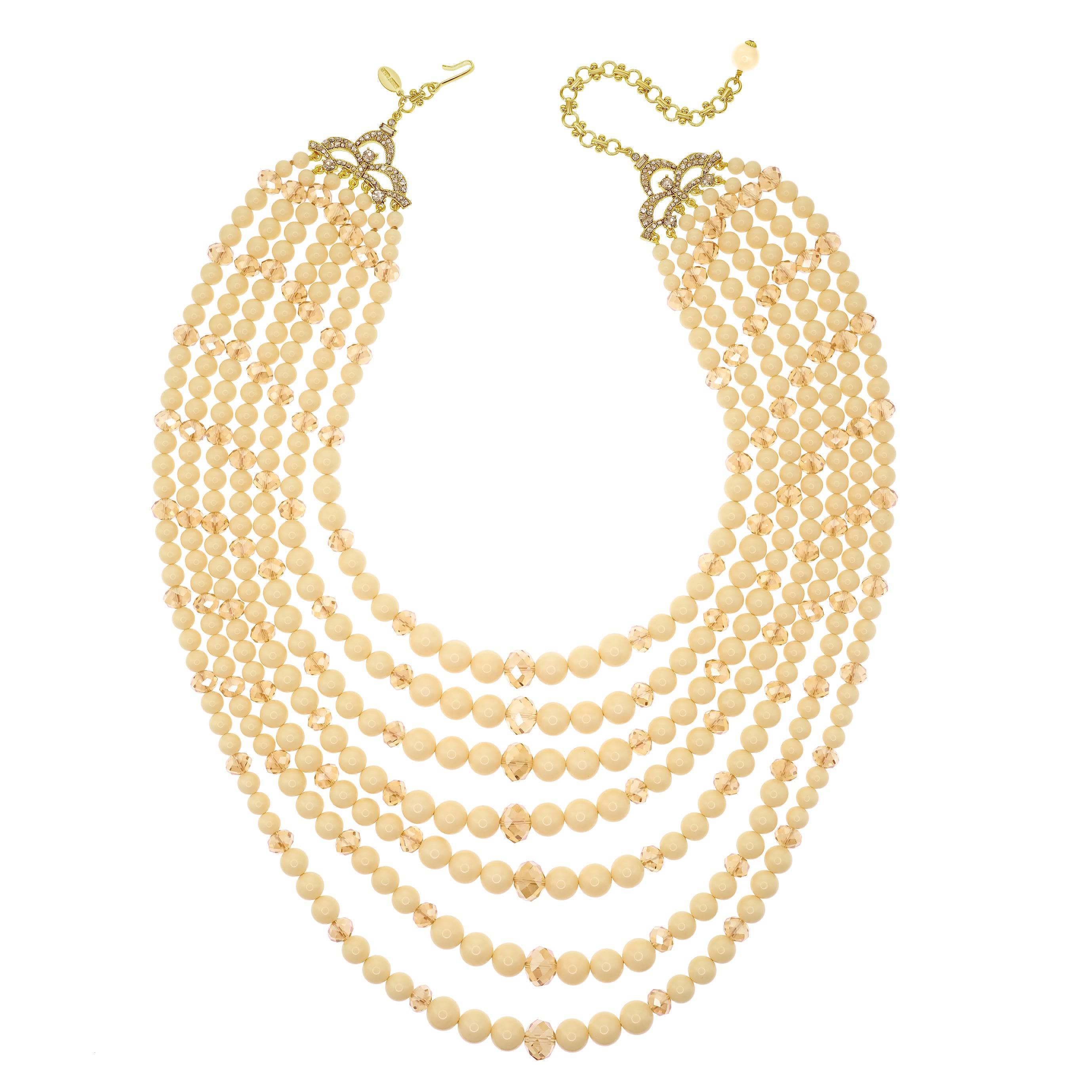 Image of Heidi Daus® "Plaza Chic"  Multi Strand Statement Necklace