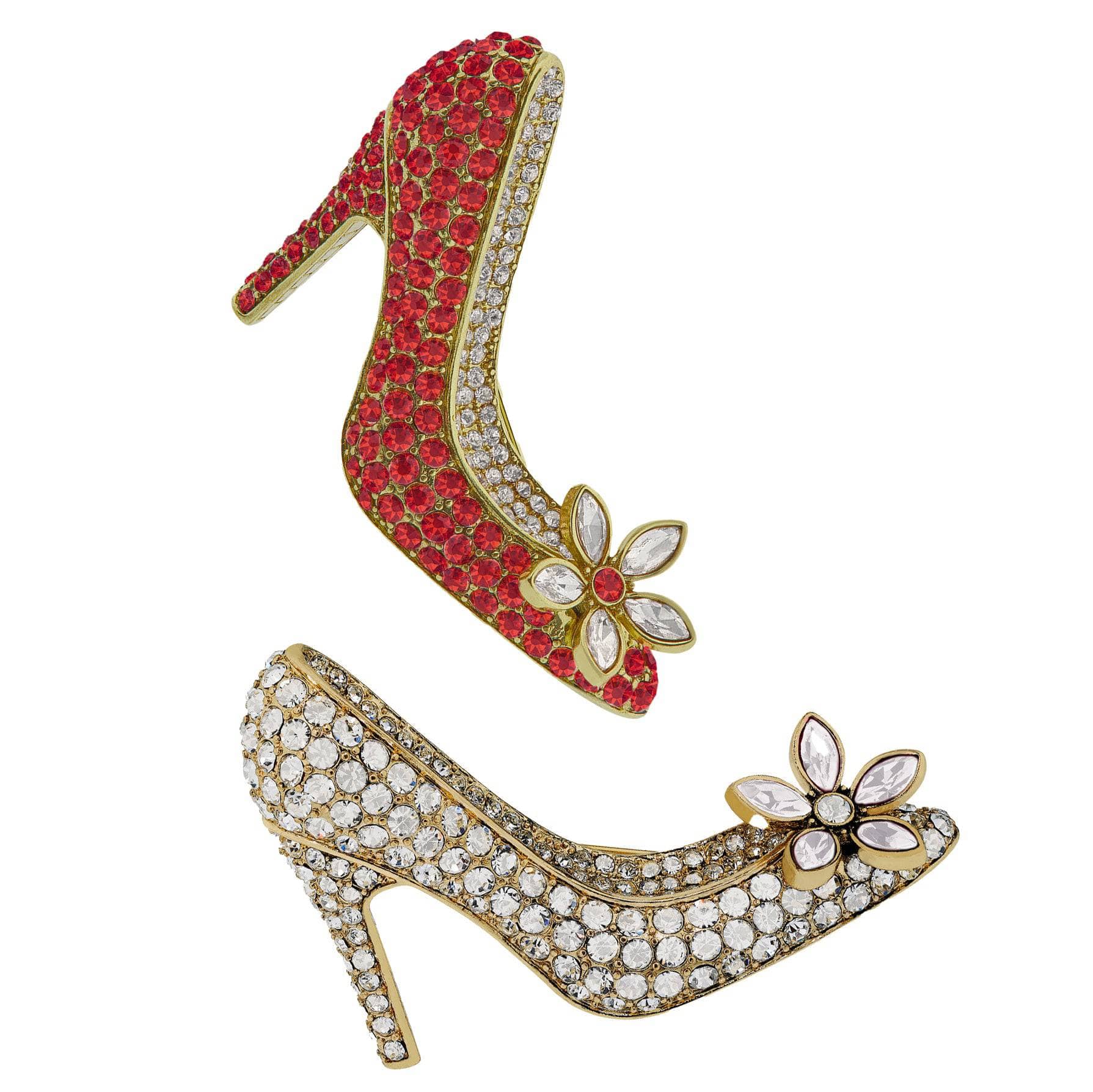 Image of Heidi Daus® "The High Life" Crystal Shoe Pin