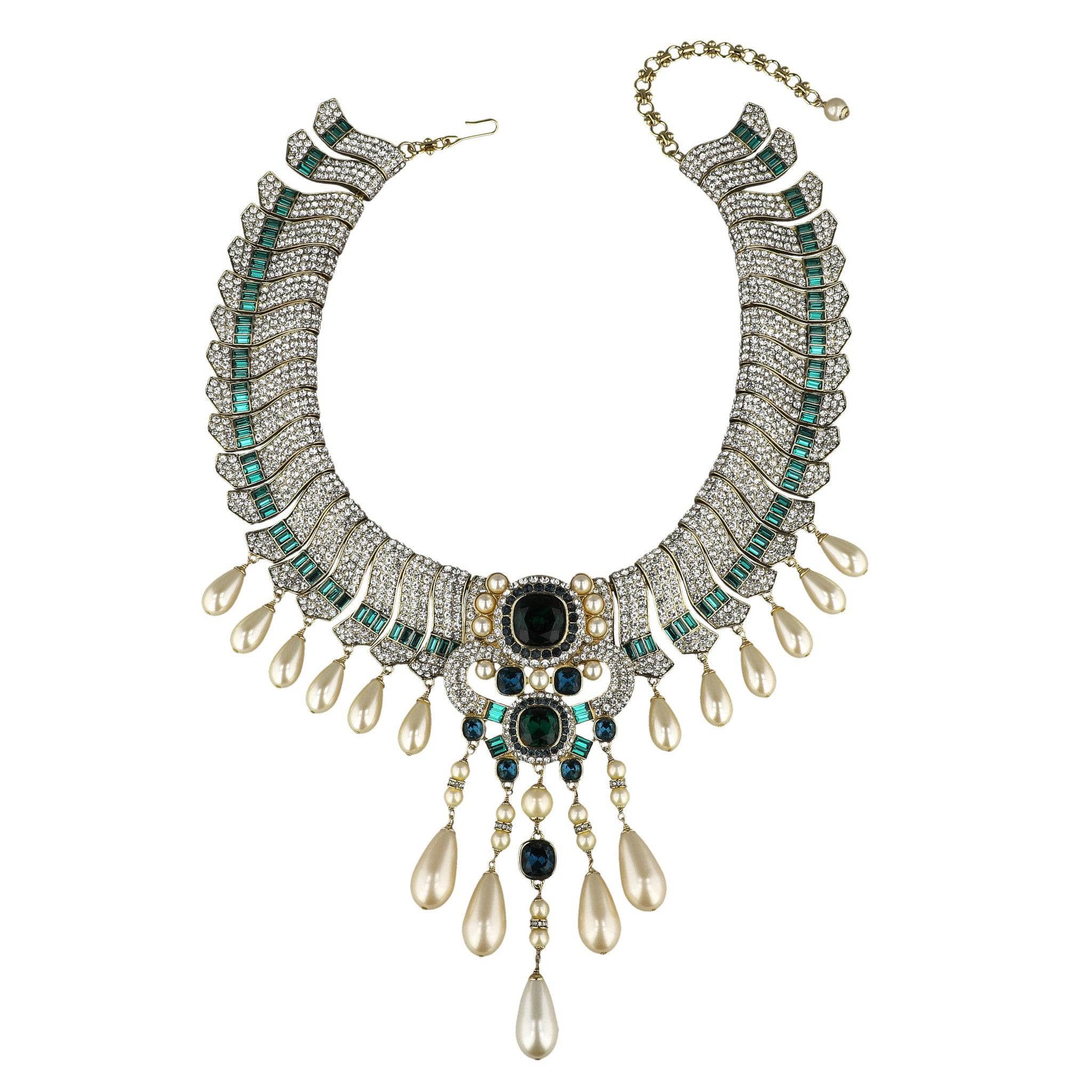 Image of HEIDI DAUS®"Lavish Luxor" Art Deco Statement Necklace