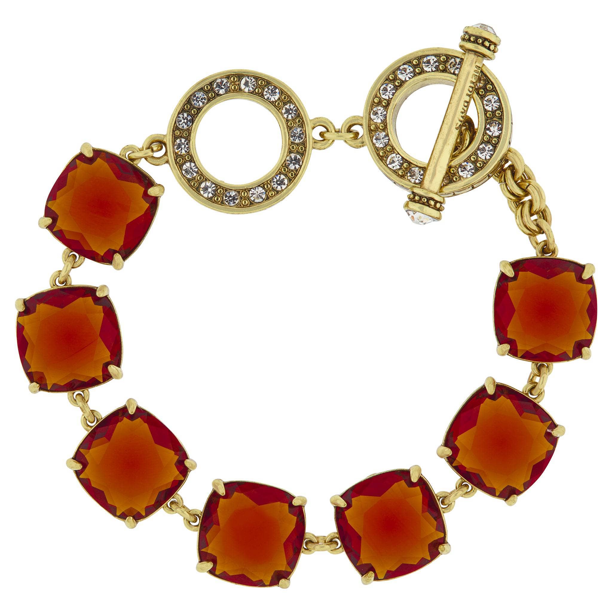 Image of HEIDI DAUS®"Devil Wears Heidi" Crystal Cushion Cut Bracelet