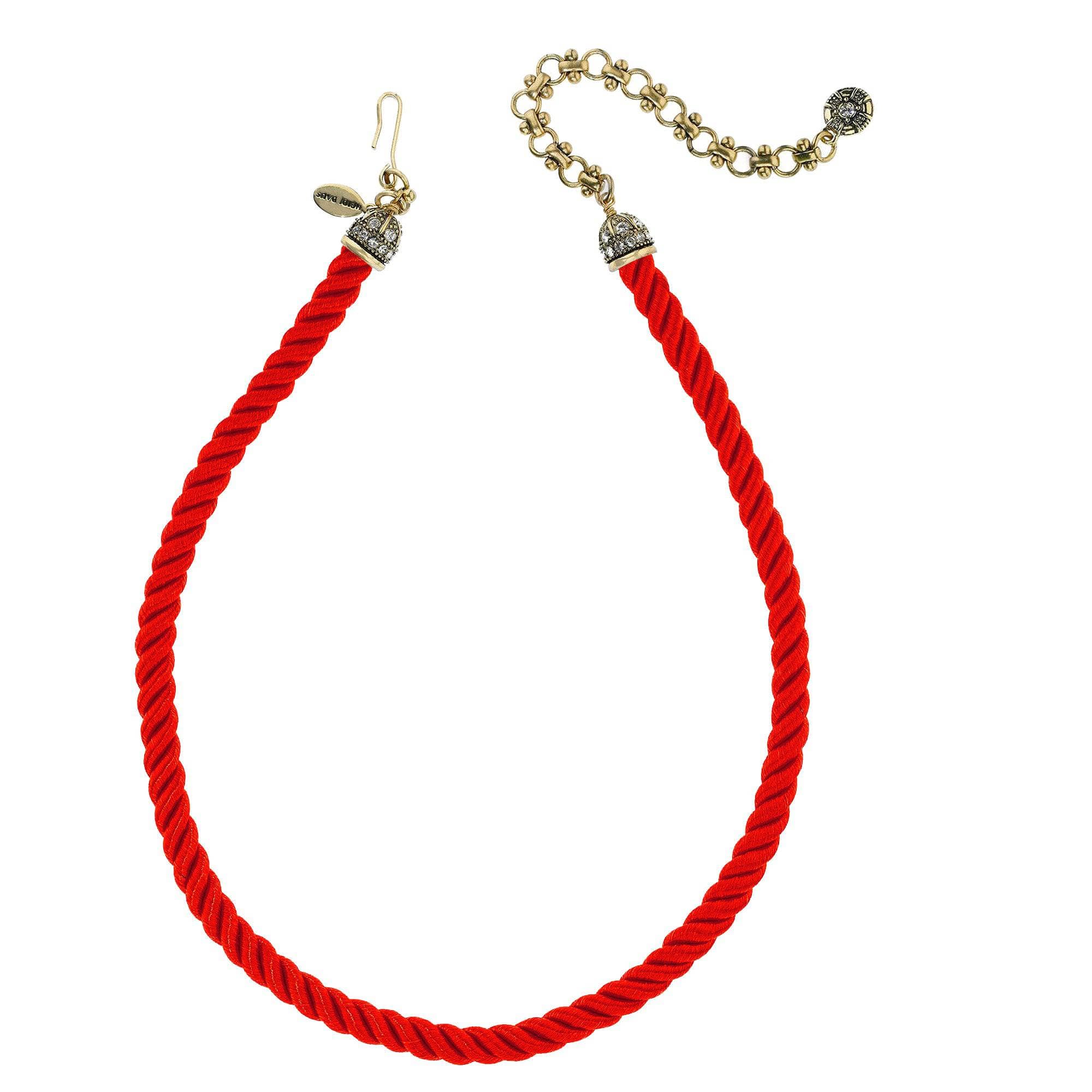 Image of Heidi Daus® Elegant Essentials Pin & Brooch Enhancing Cord Necklace