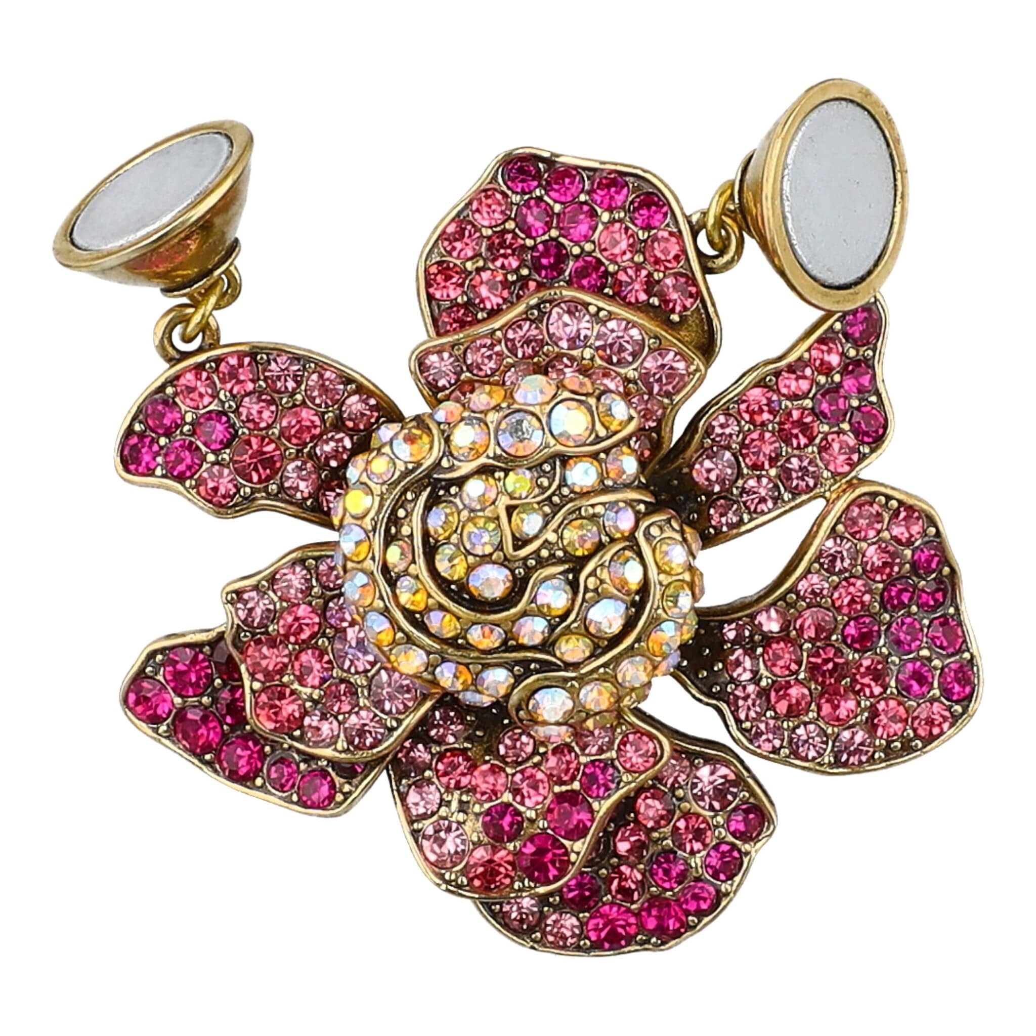 Image of HEIDI DAUS® “Forever in Bloom: Wild Rose” Magnetic Floral Pin/Charm