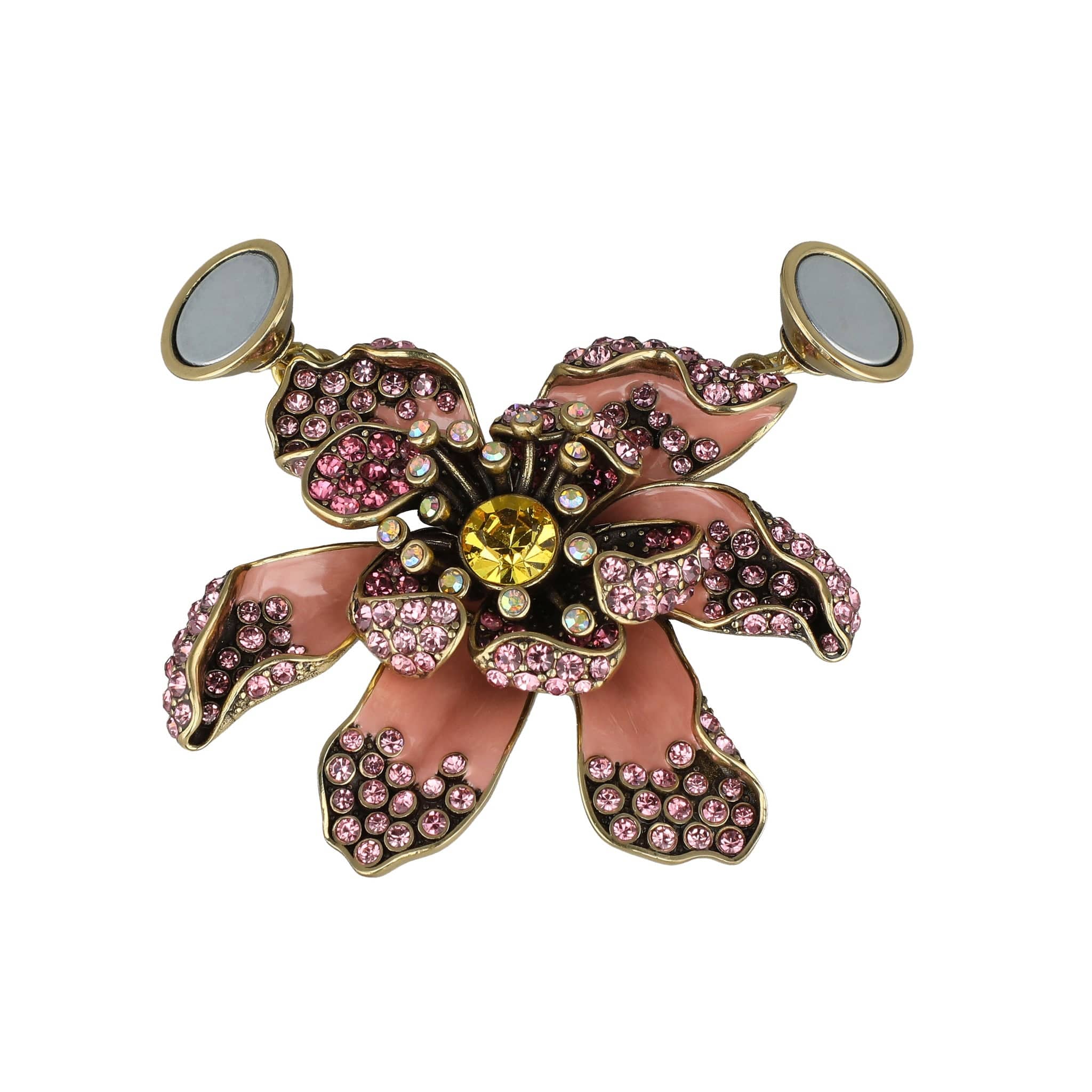 Image of HEIDI DAUS® “Forever in Bloom: Oleander” Magnetic Floral Pin/Charm