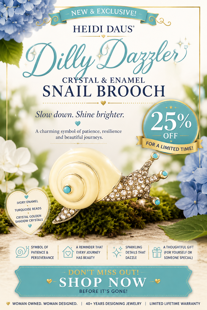 snail brooch