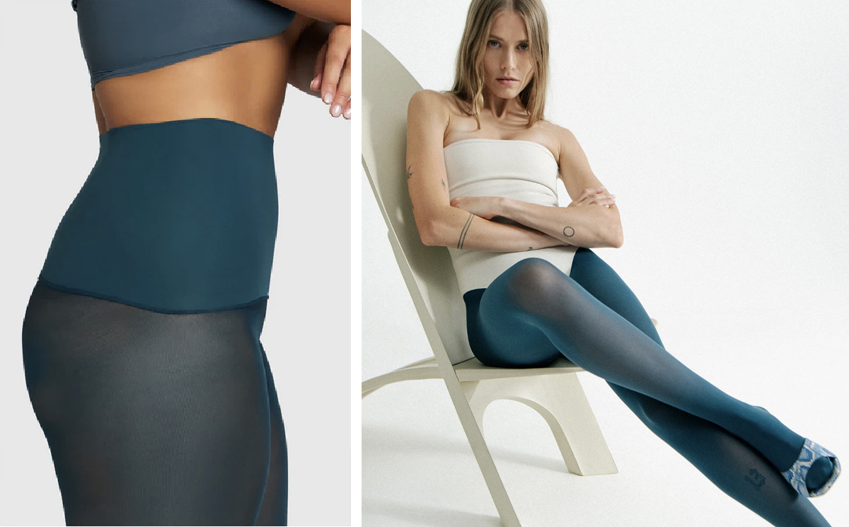 Teal tights