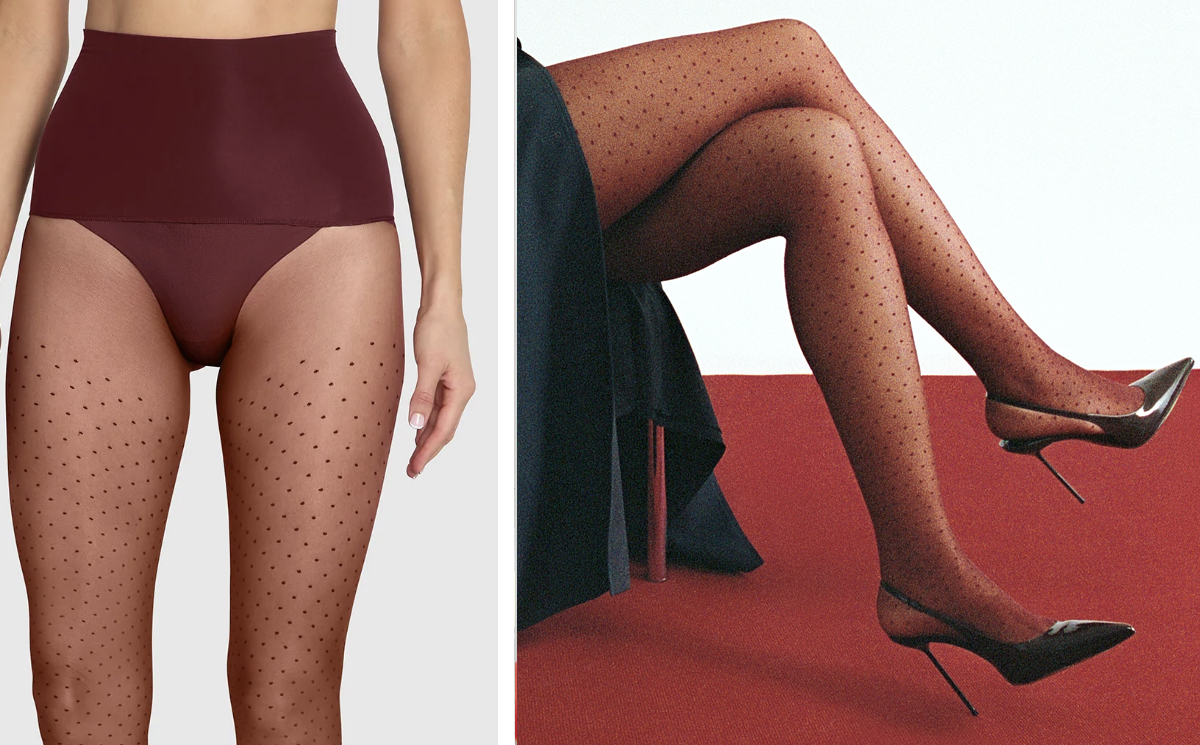 Polka dot tights