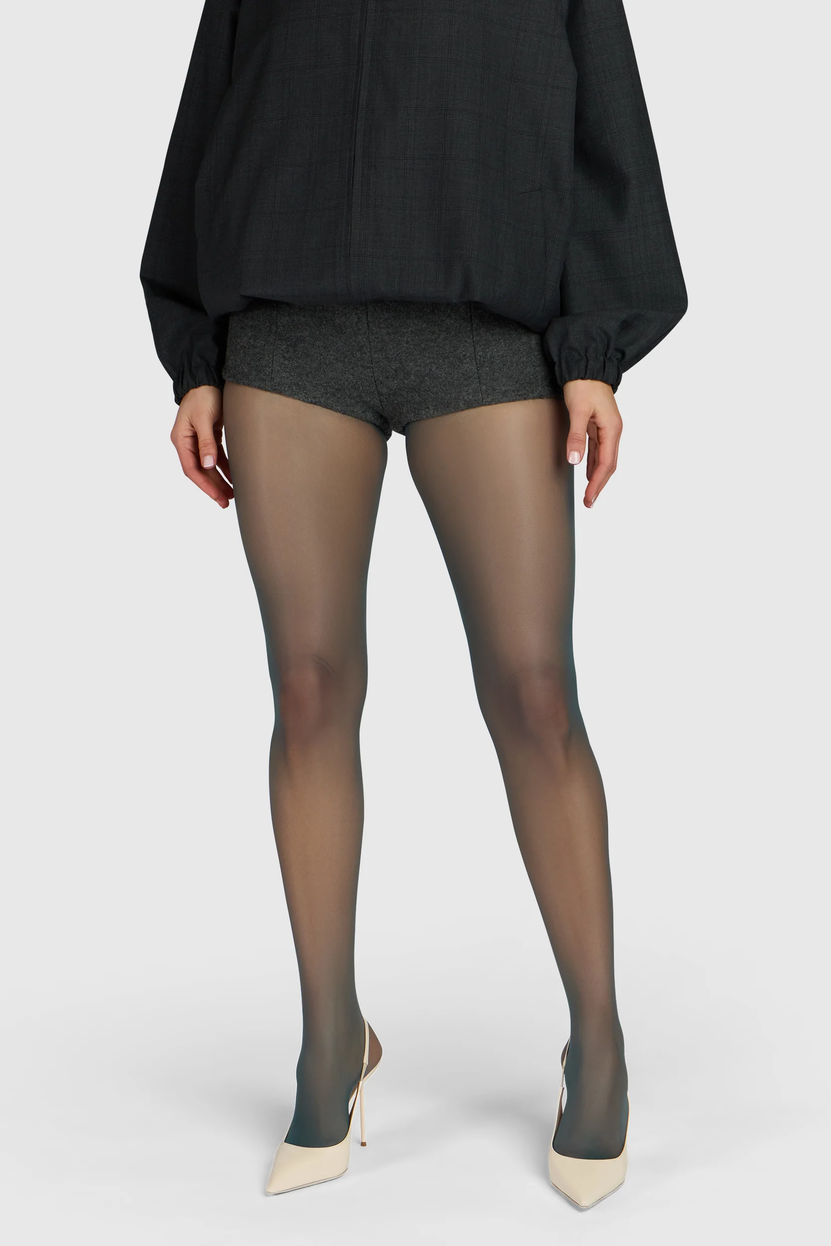 Image of The Thirty-Five Semi-Opaque Tights Dark Teal