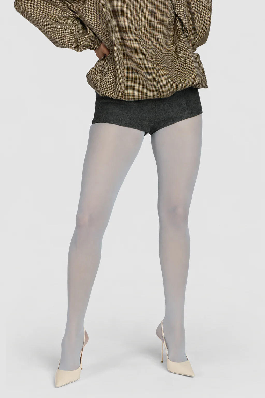 Image of The Thirty-Five Semi-Opaque Tights Powder Blue