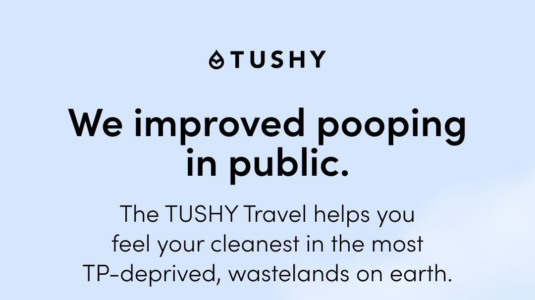 SHOP TUSHY TRAVEL