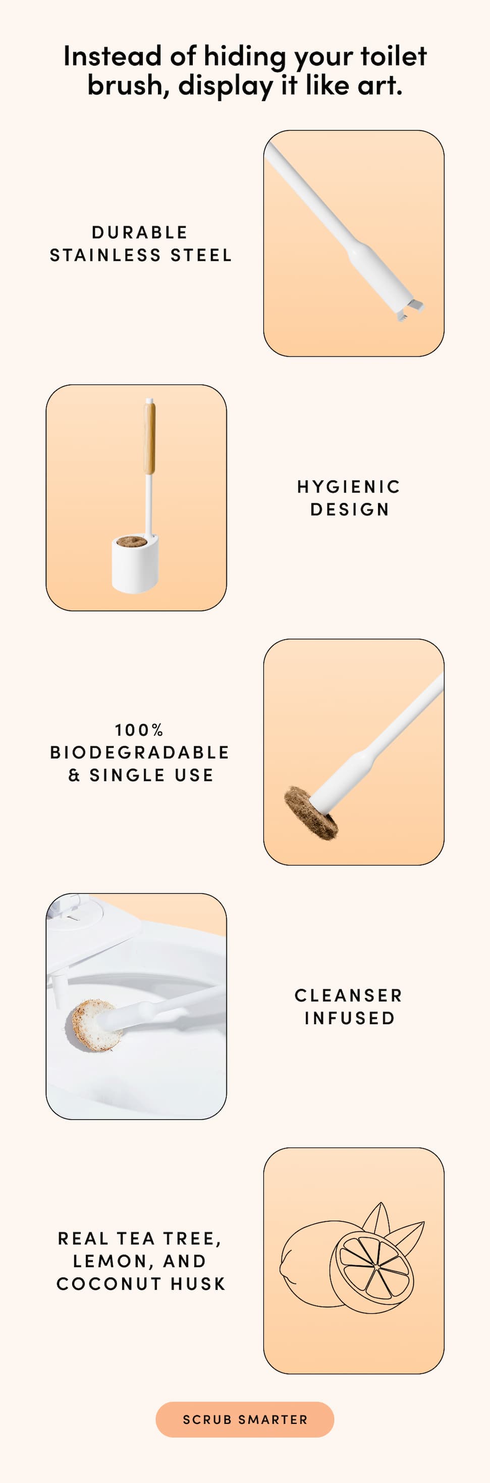 SCRUB SMARTER WITH BRUSH 2.0