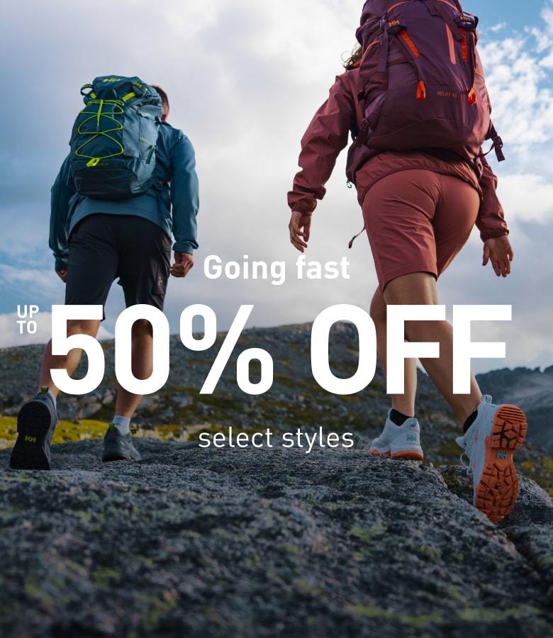 Going fast, up to 50% off select styles