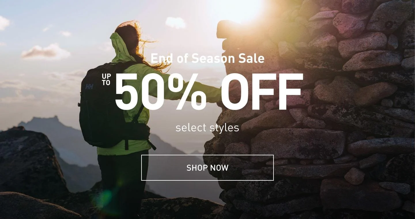 End of season sale: Up to 50% off select styles. SHOP NOW