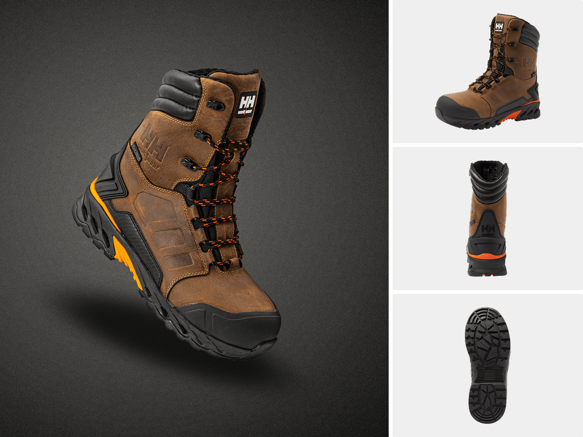 Bifrost Waterproof Tall Composite-Toe Winter Safety Boots Electrical Hazard Protection