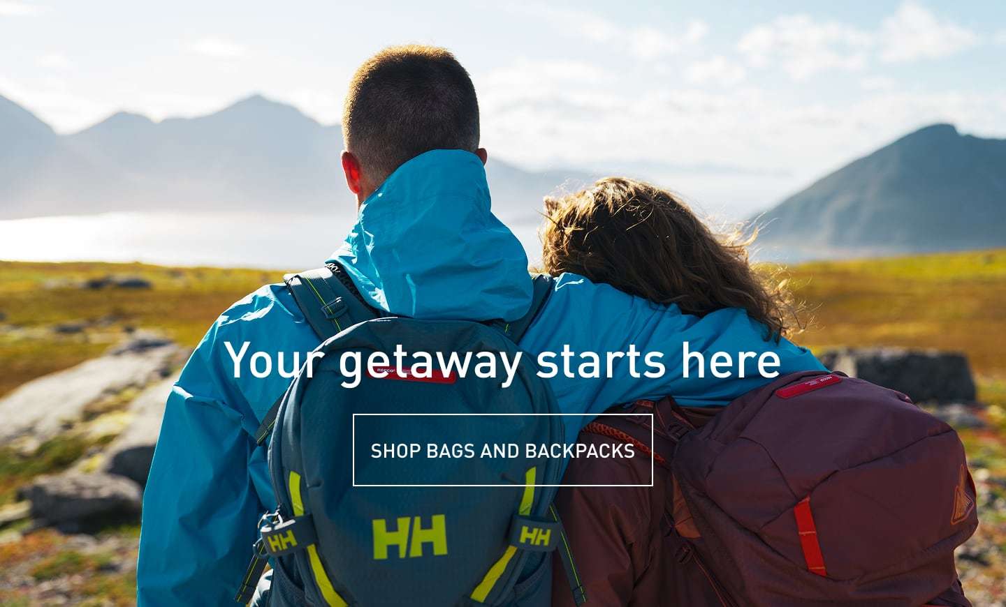 Your getaway starts here. SHOP BAGS AND BACKPACKS