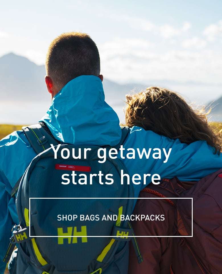 Your getaway starts here. SHOP BAGS AND BACKPACKS