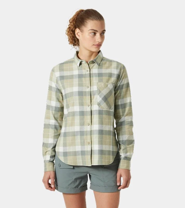 Women's Lokka Organic Flannel Long Sleeve Shirt