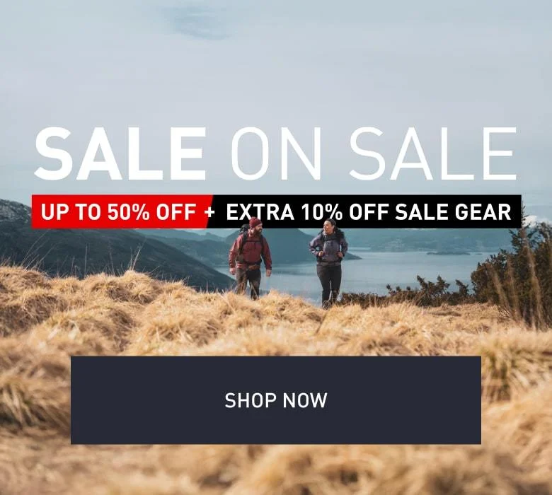 SALE ON SALE - UP TO 50% OFF + EXTRA 10% OFF ALL SALE GEAR. SHOP NOW.