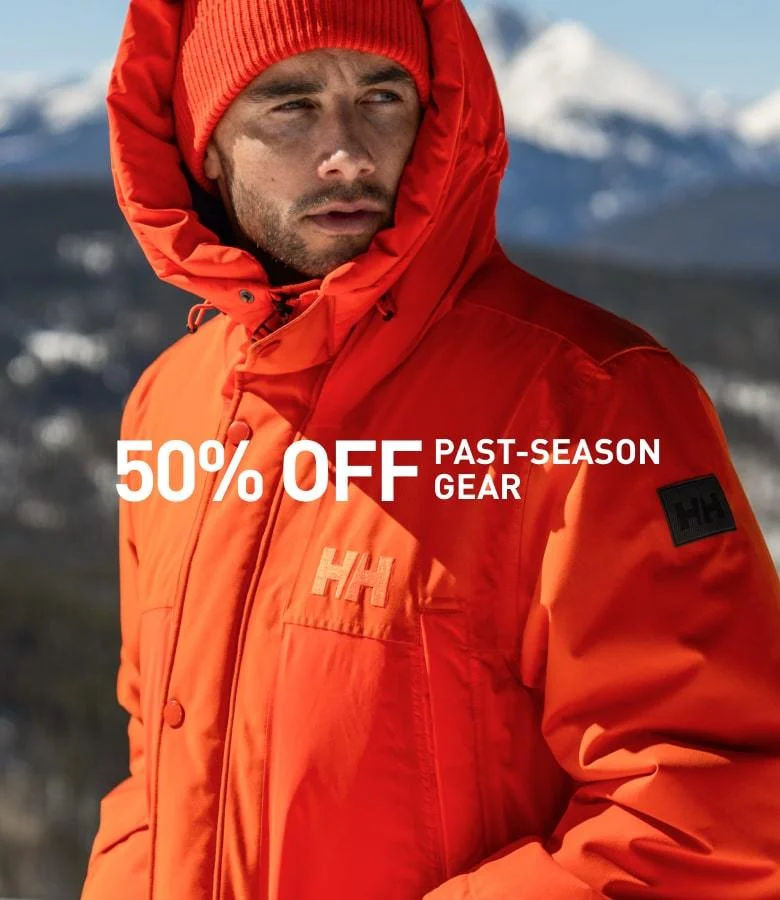 50% OFF PAST-SEASON GEAR
