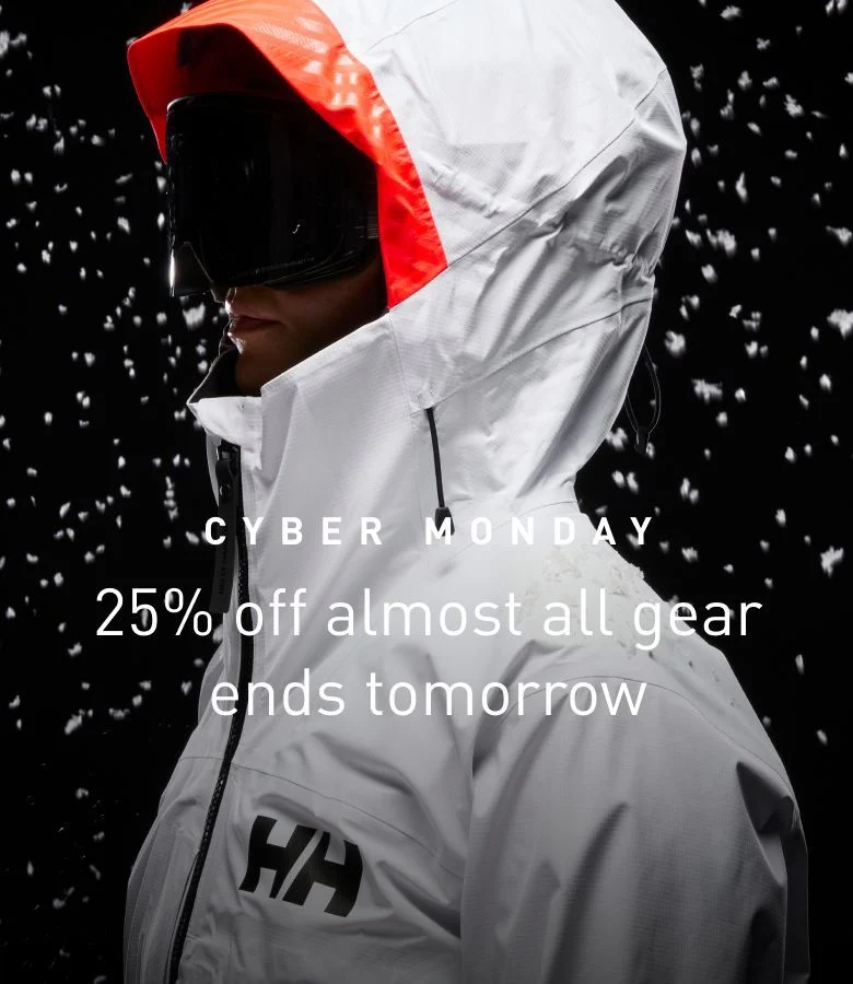 CYBER MONDAY - 25% off almost all gear ends tomorrow
