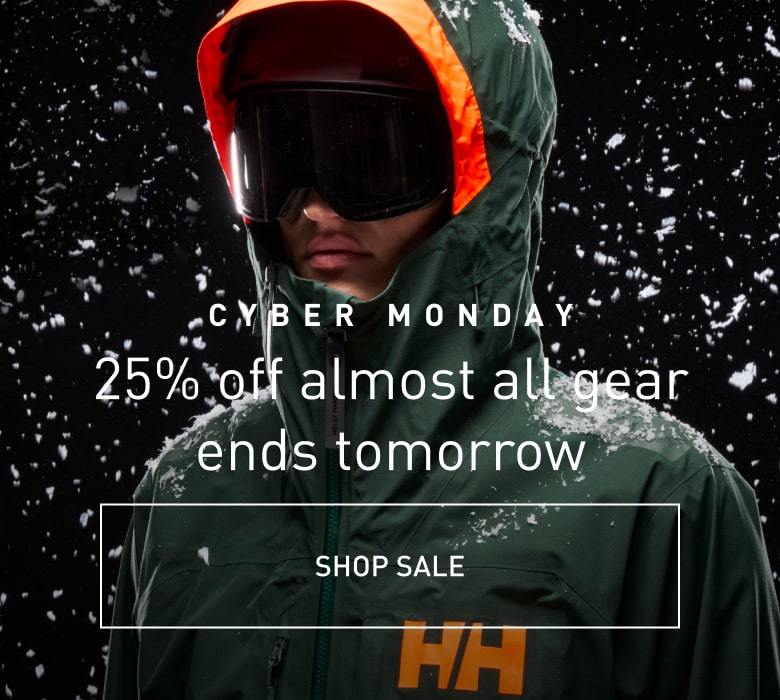 BLACK FRIDAY - 25% off almost all gear ends tomorrow. SHOP SALE