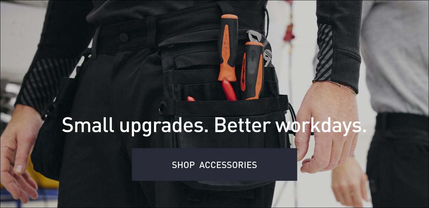 Small upgrade. Better workdays. SHOP ACCESSORIES