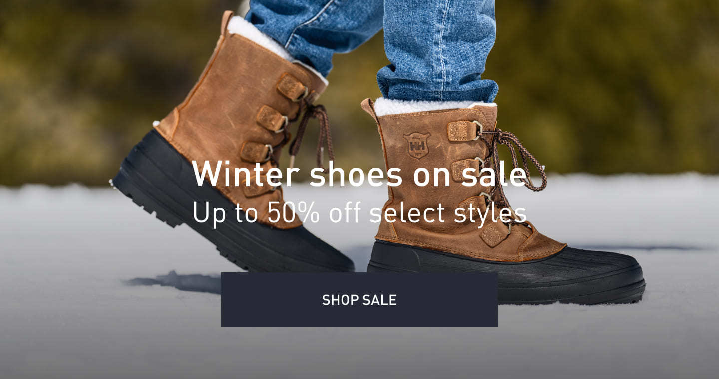 Winter shoes on sale. Up to 50% off select styles. SHOP SALE