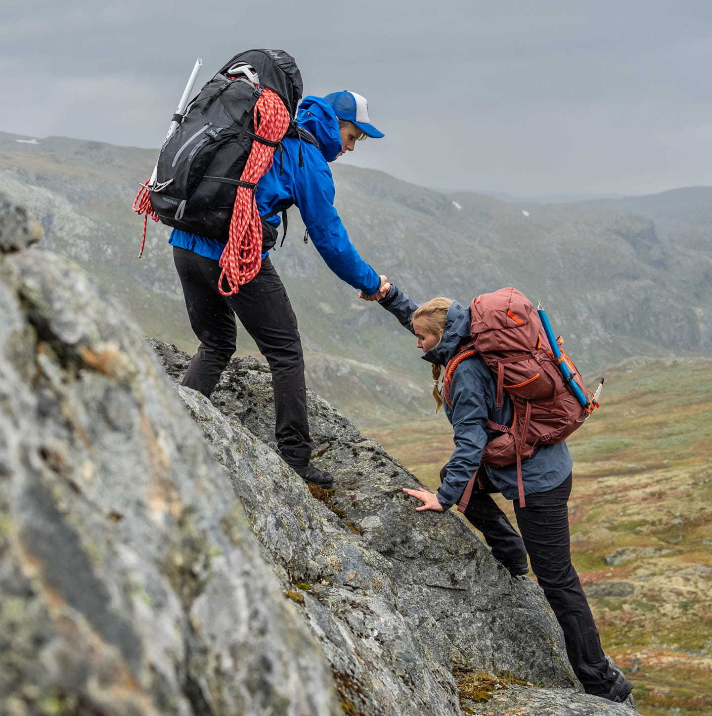 Helly Hansen rainwear for hiking