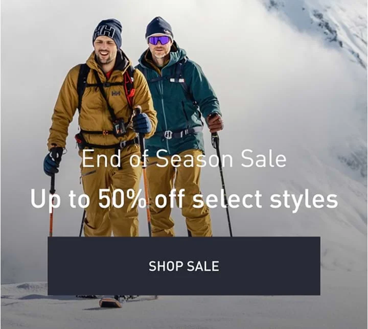 End of Season Sale: Up to 50% off select styles - Shop Sale