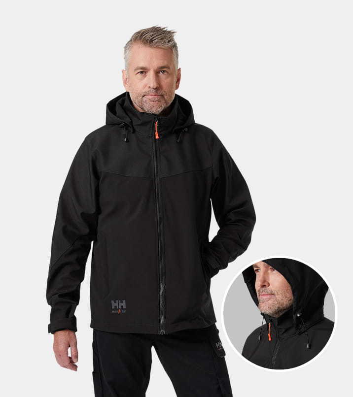 Oxford Hooded Softshell Jacket