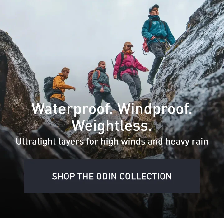 Waterproof. Windproof. Weightless. - Lightwear layers for high winds and heafy rain - Shop Now