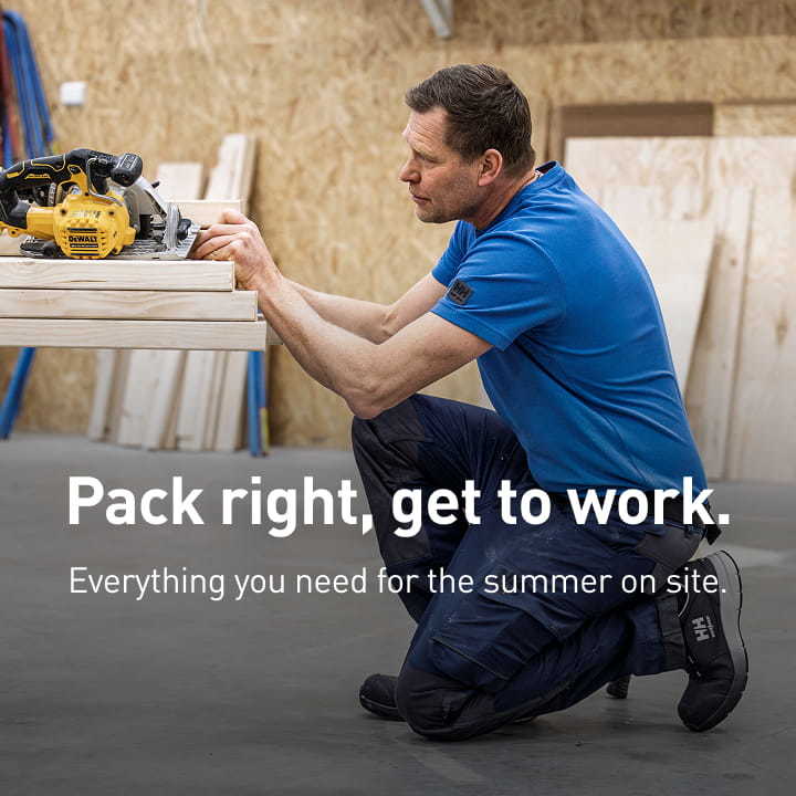 Pack right, get to work. 