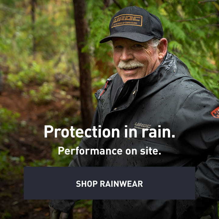 Protection in rain. Performance on site.