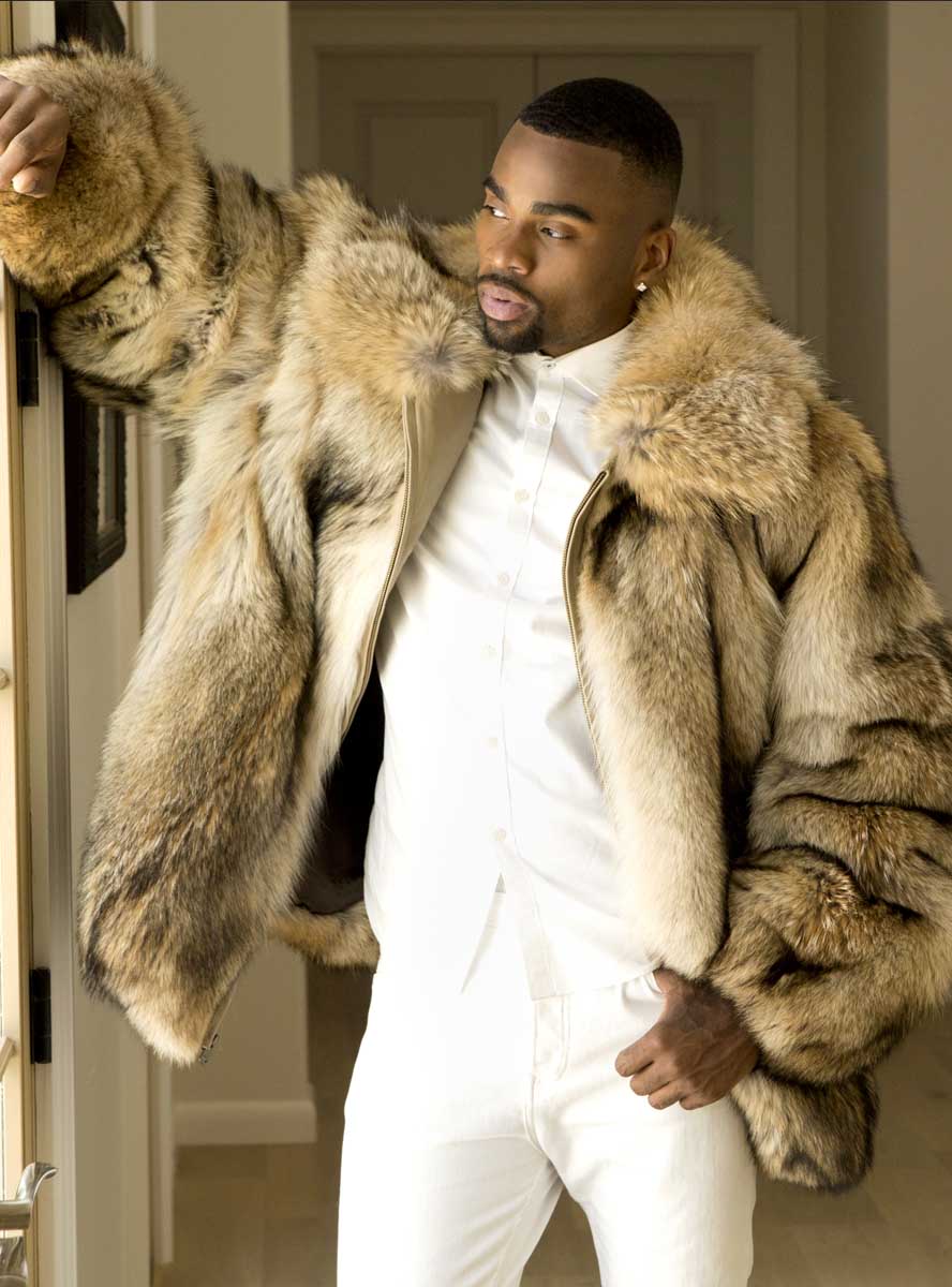 Men's Coyote Bomber Jacket