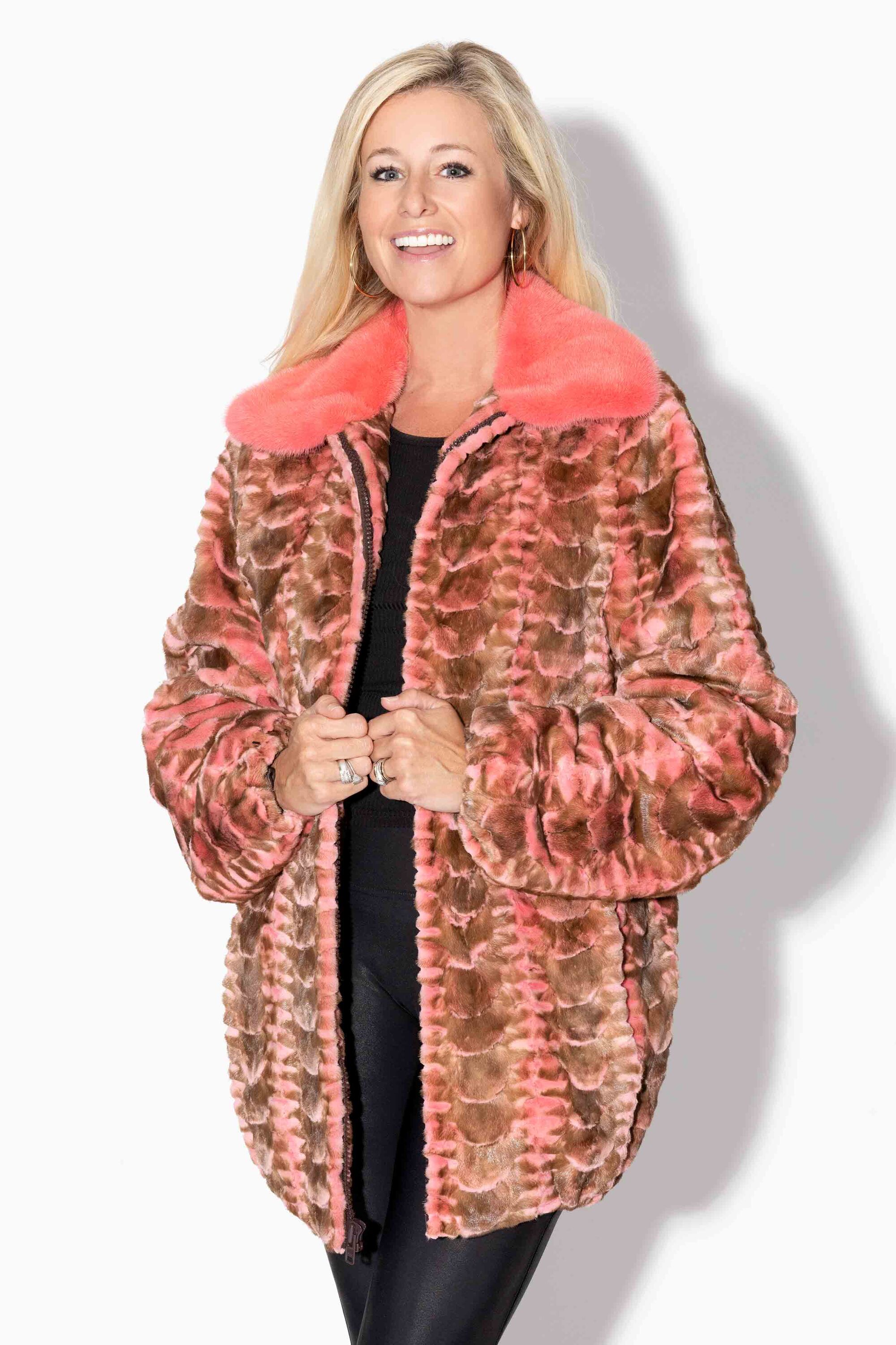 Mink Fur Bomber Jacket