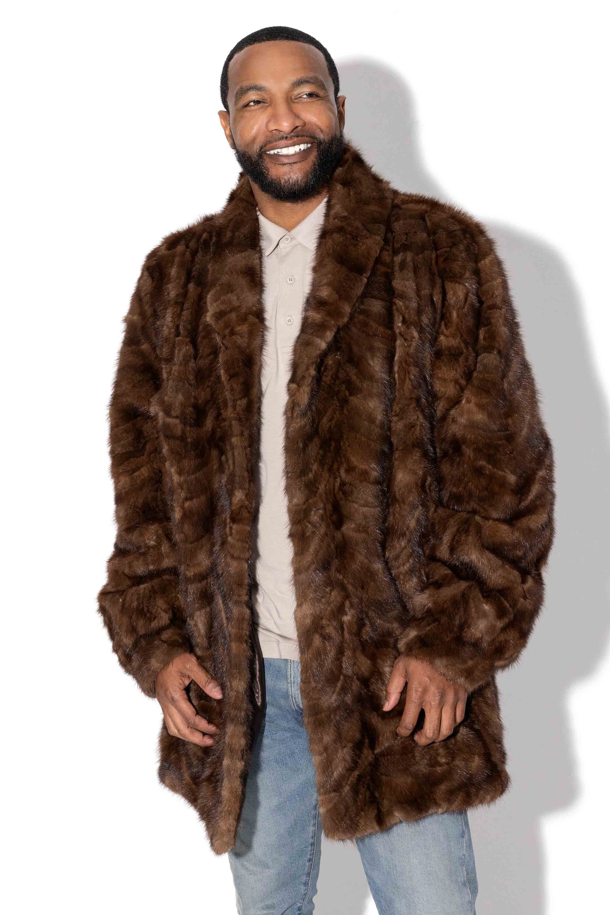 Men's Mink Fur Stroller