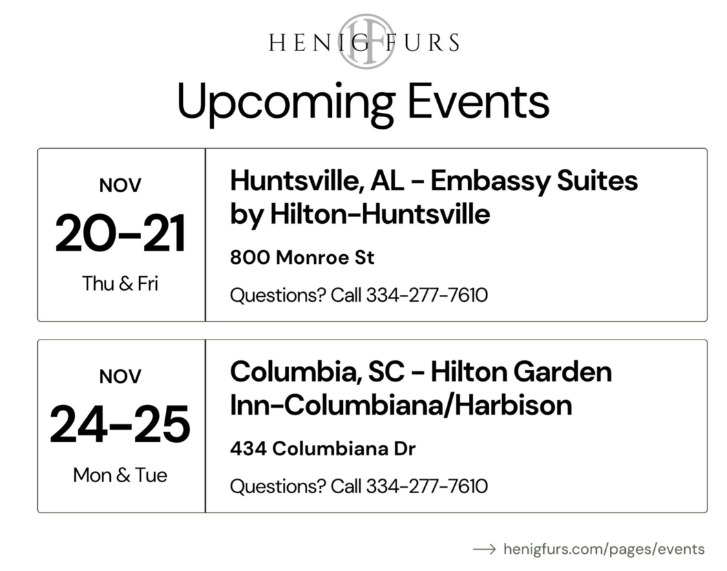 Upcoming Events