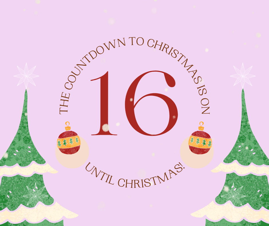 Countdown to Christmas! Only 15 days until Christmas!