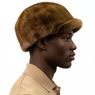 Men's Mink Fur Baseball Hat - Shop Men's Accessories Sale
