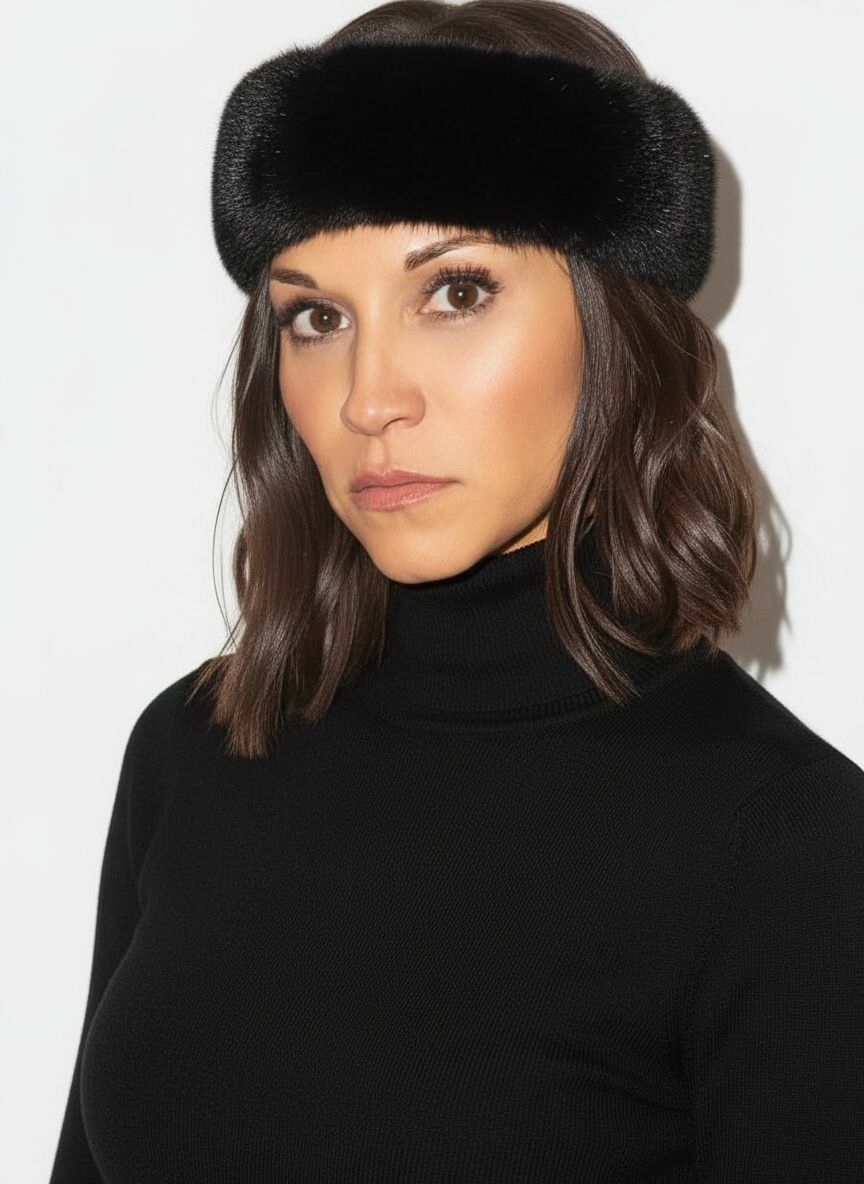 Mink Fur Headband
