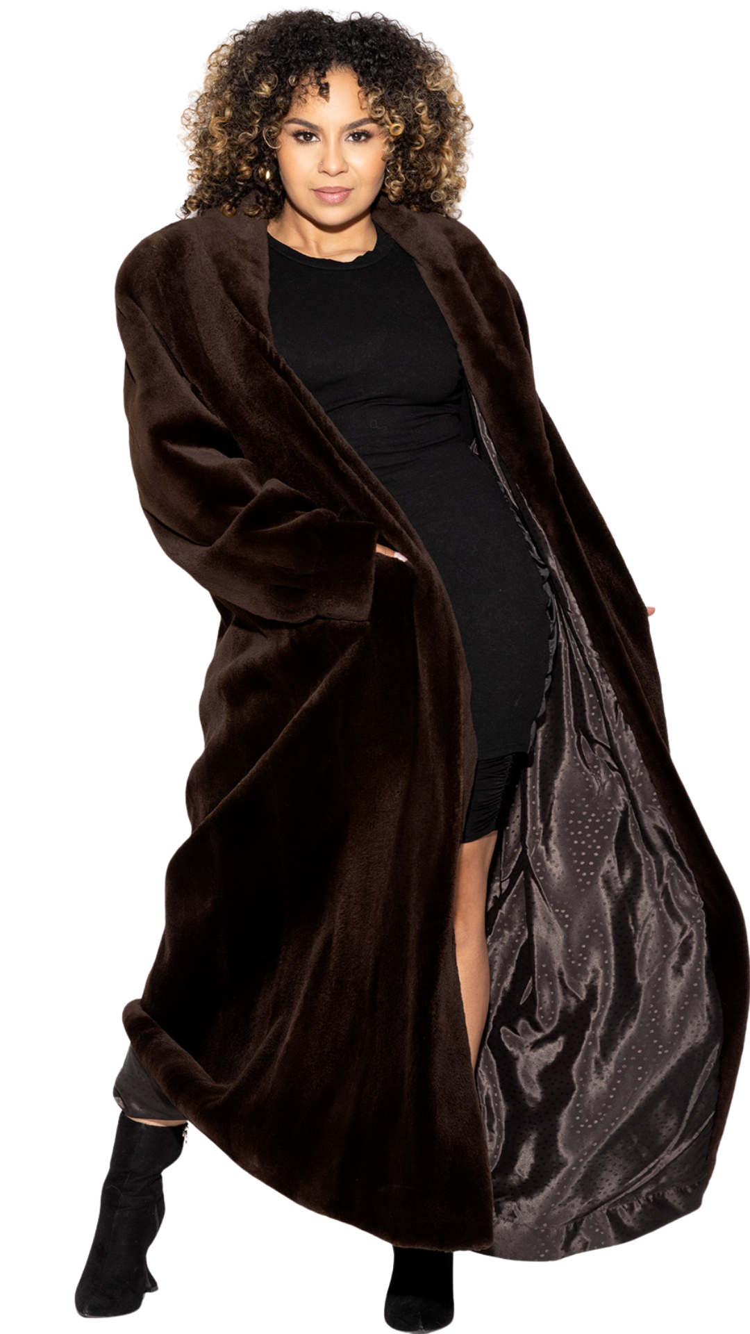 Sheared Mink Fur Coat