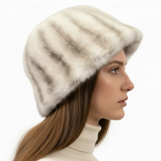 Women's Mink Fur Bucket Hat