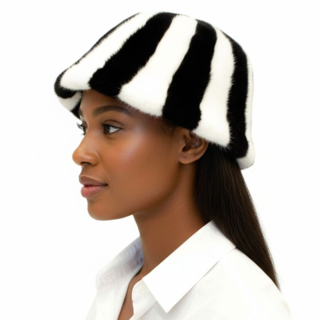 Women's Mink Fur Bucket hat