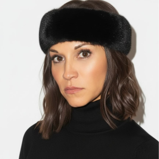 Mink Fur Headband