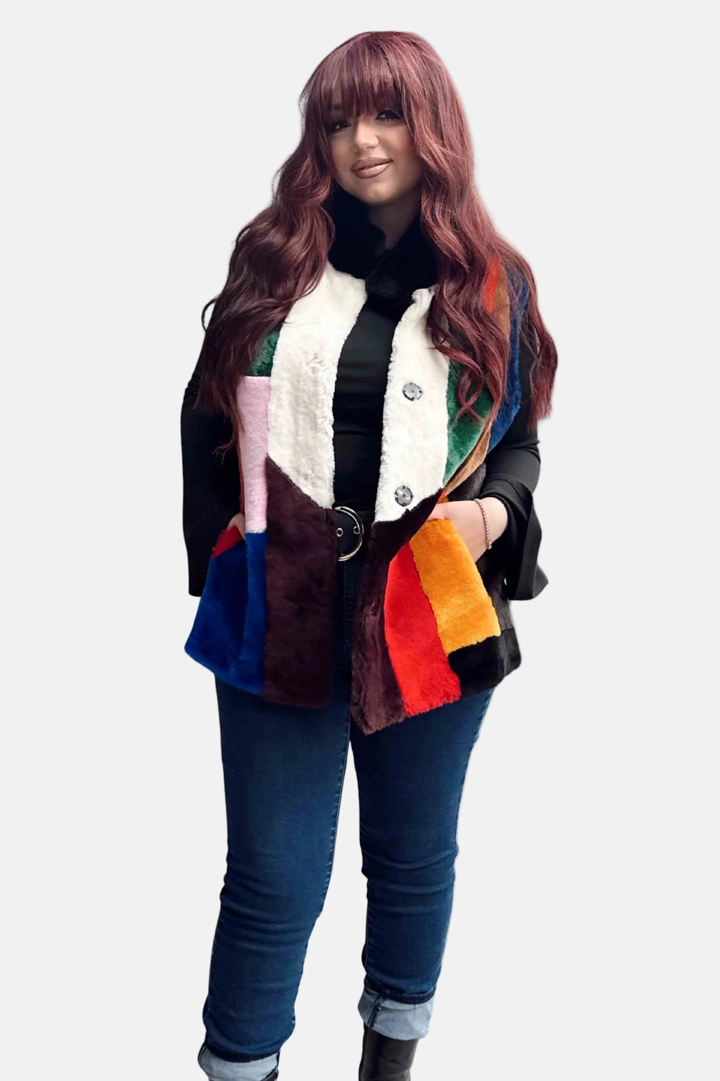Reversible Shearling Sheepskin Vest