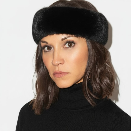 Mink Fur Headband