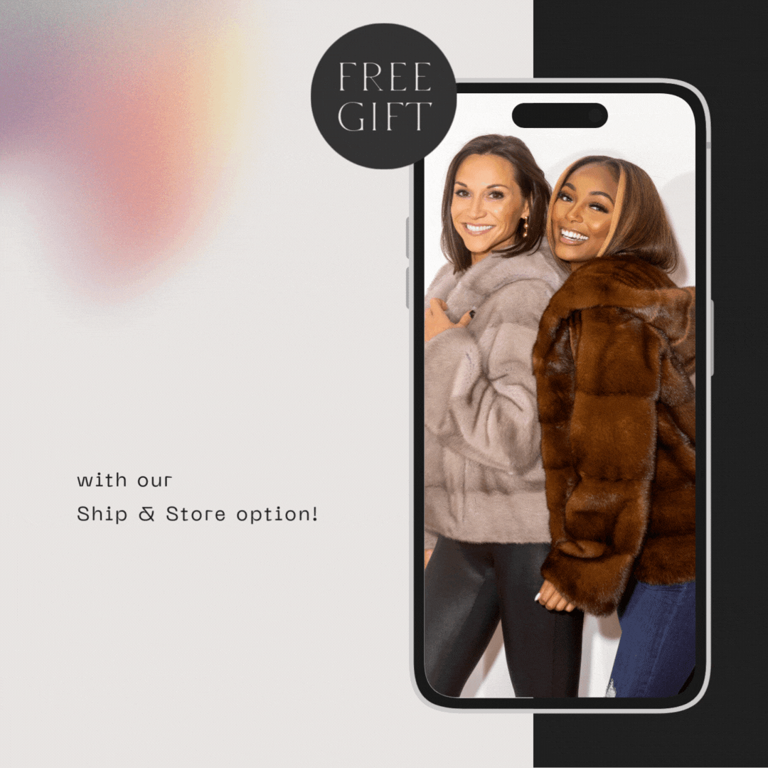 Purchase storage & celaning online with our Ship & Store option + for a limited time, get a free gift when you store & clean your fur! *While supplies last, must store & clean.