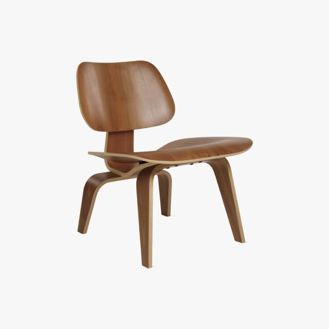 Eames Molded Plywood Lounge Chair Wood Base (LCW)