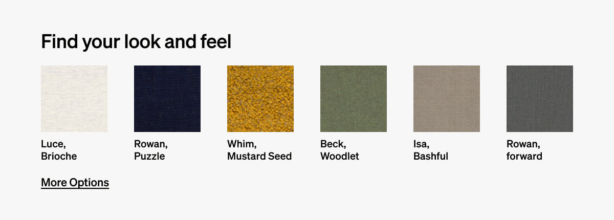 Find your look and feel