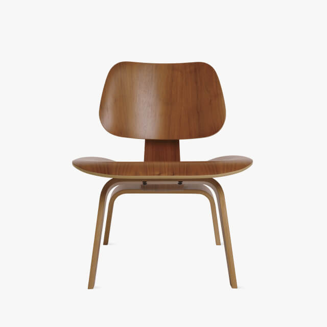 Eames Molded Plywood Lounge Chair Wood Base (LCW)