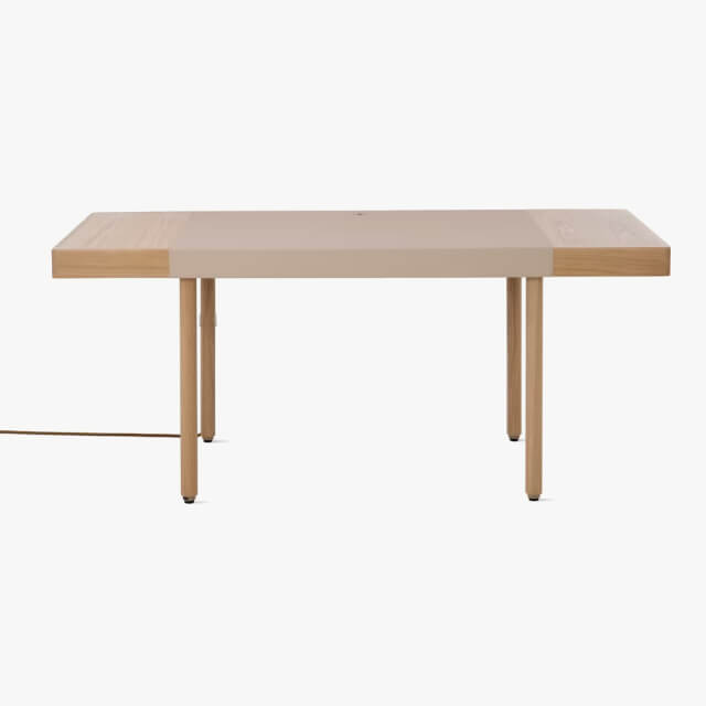 New Canaan Leatherwrap Sit-to-Stand Desk
